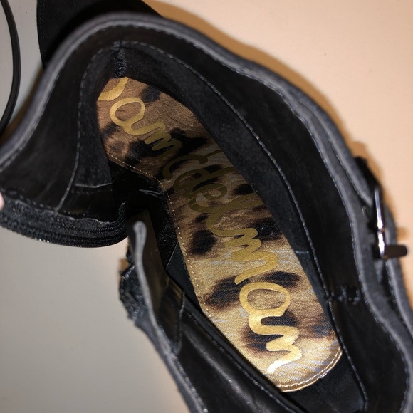 Sam Edelman - Black “Kit” Suede Booties - Picture 8 of 8